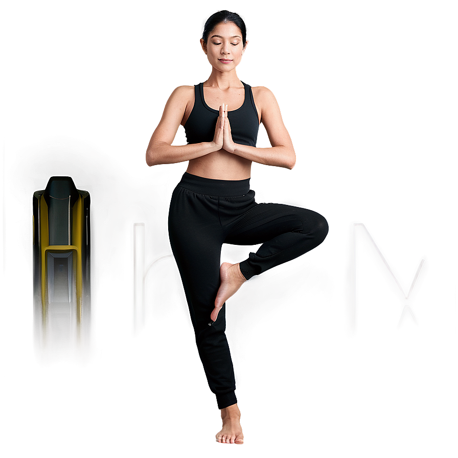 Yoga Black Sweatpants Png Ybq87 PNG