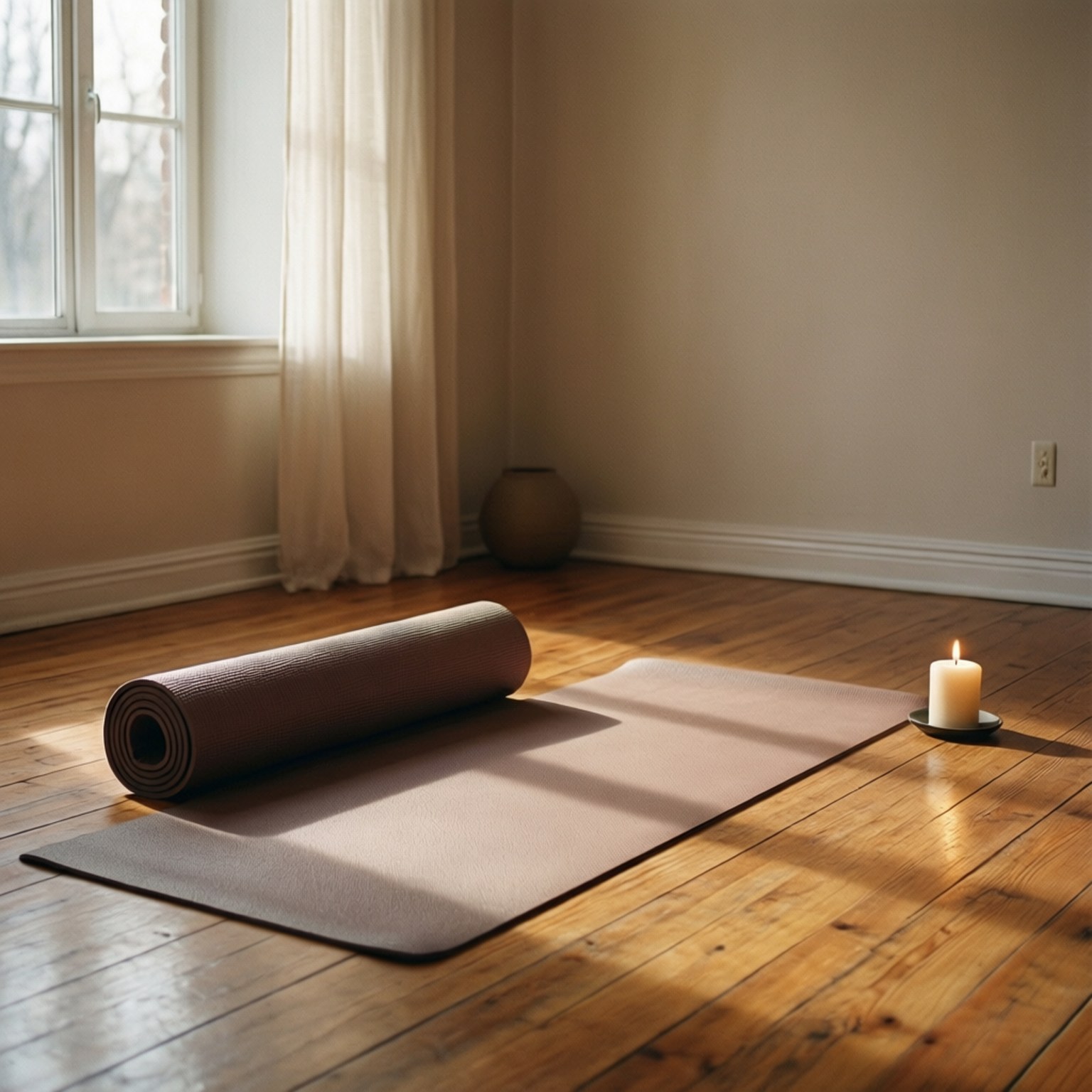 Sudut Matras Yoga Wallpaper