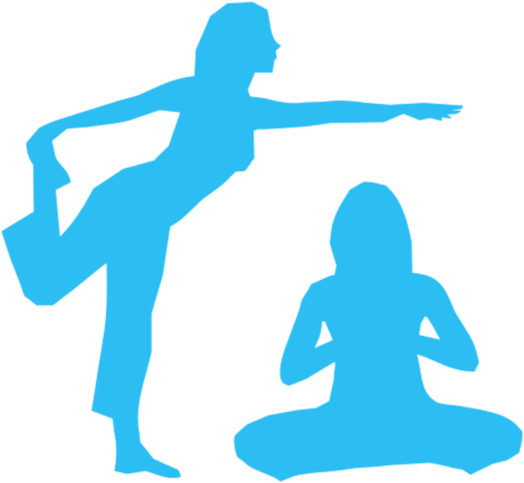 Yoga Pose Silhouettes PNG