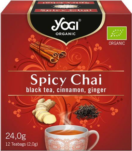 Yogi Spicy Chai Tea Box PNG