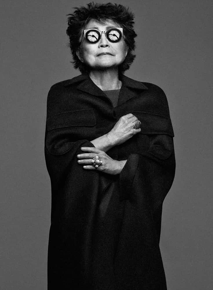 Yoko Ono 735 X 1000 Wallpaper