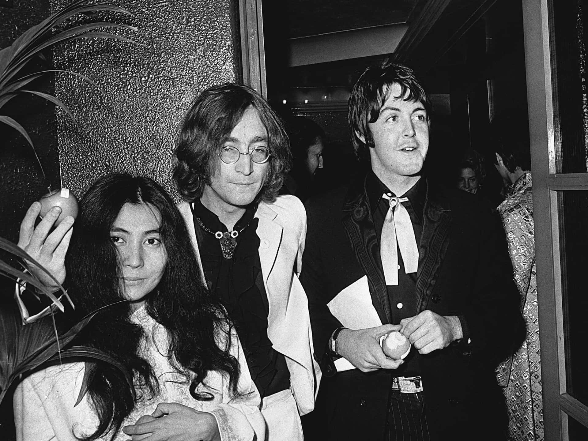 Yoko Ono John Paul Vintage Picture