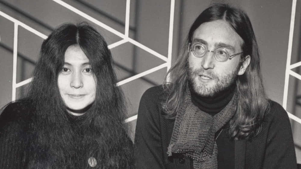 Yoko Ono Looking At Camera Wallpaper