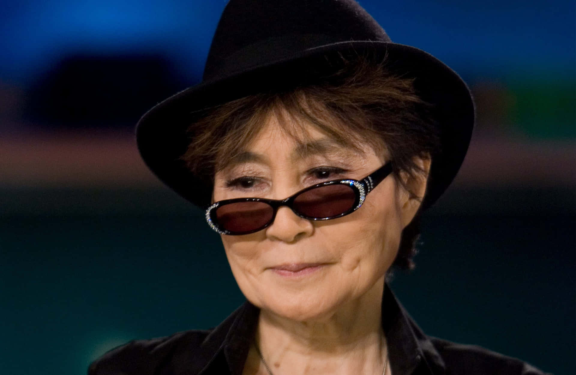 Yoko Ono Serious Face Wallpaper