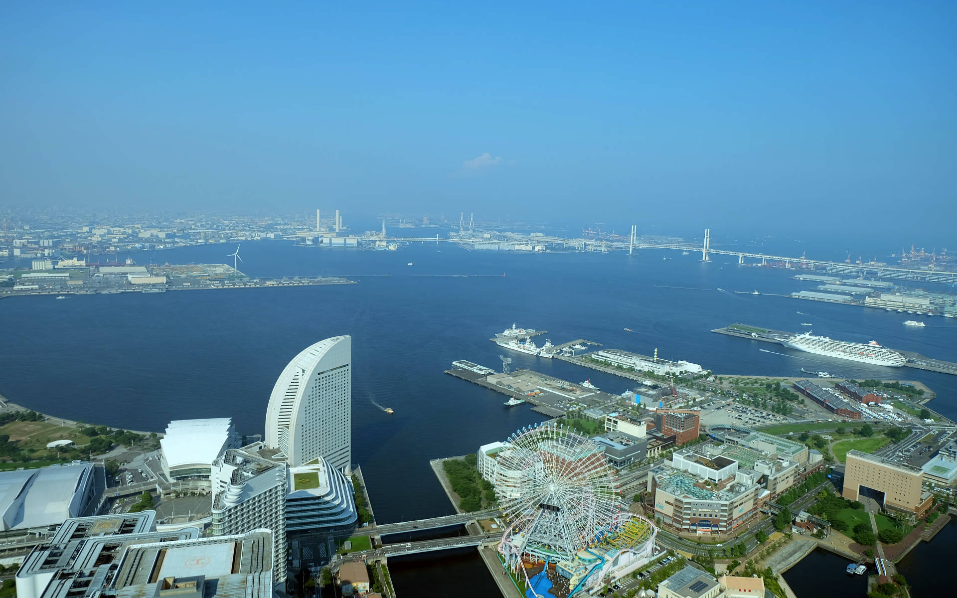 Yokohama City High-angle Shot Picture