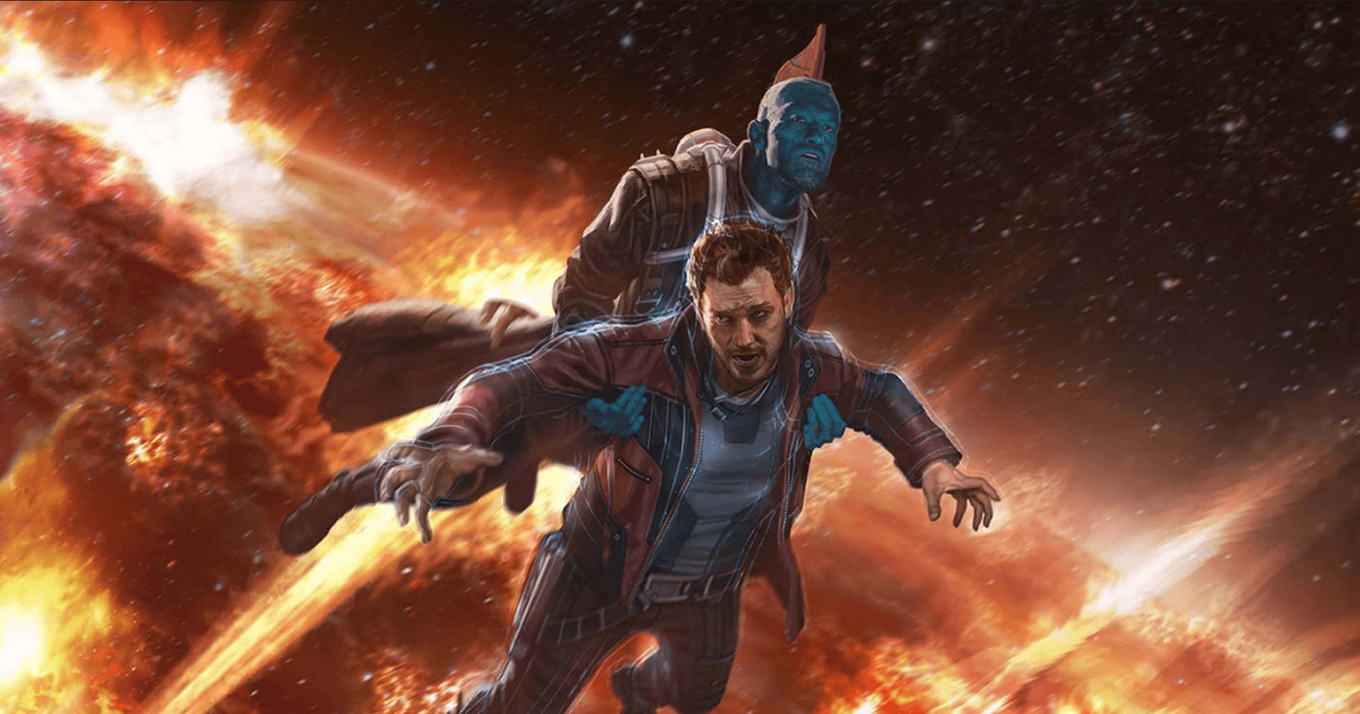 Reach new heights and galaxies with Yondu Wallpaper