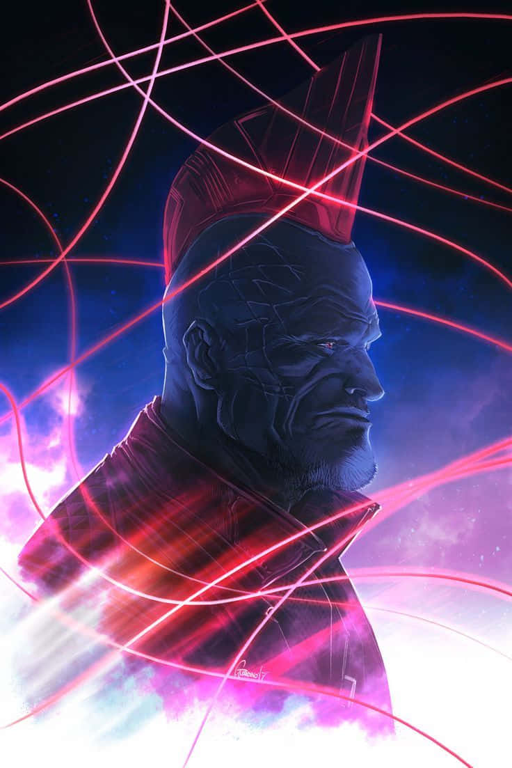 Laestrella Humana De Guardianes De La Galaxia De Marvel: Yondu. Fondo de pantalla