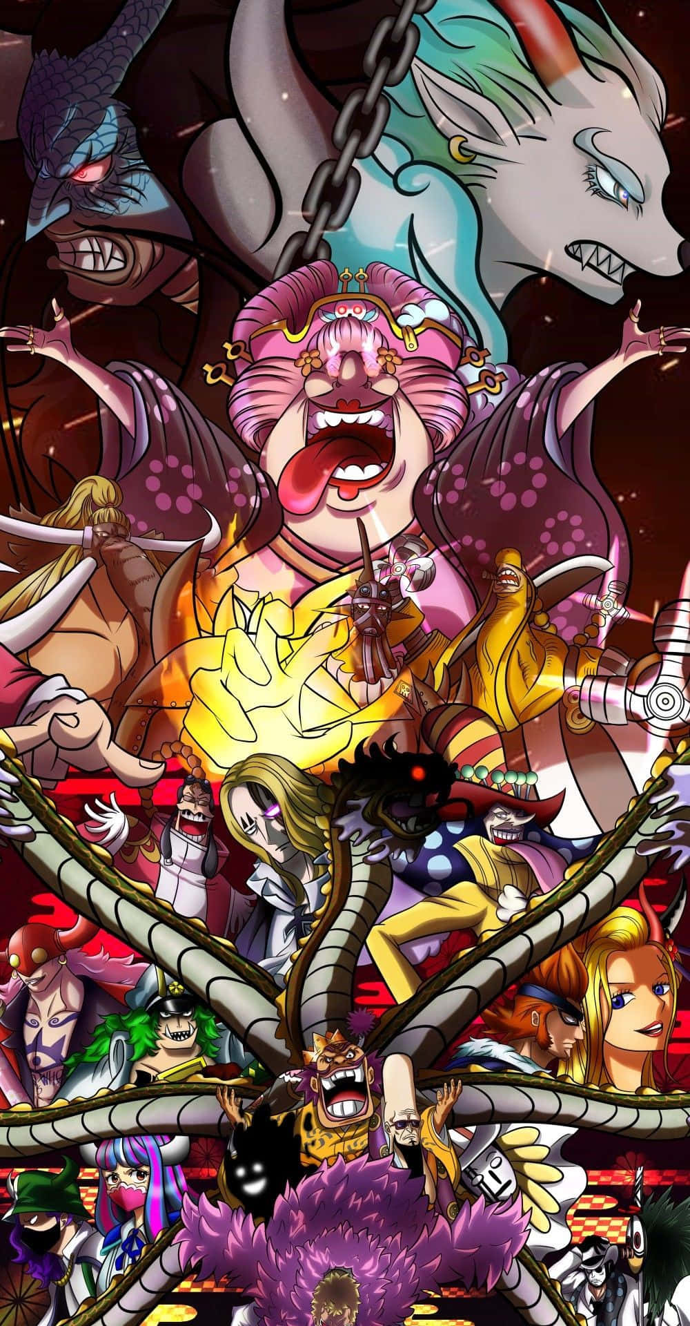 The Legendary Yonko Crews of One Piece Wallpaper