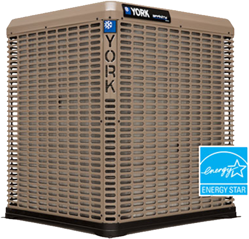 York Split A C Outdoor Unit Energy Star Certified PNG
