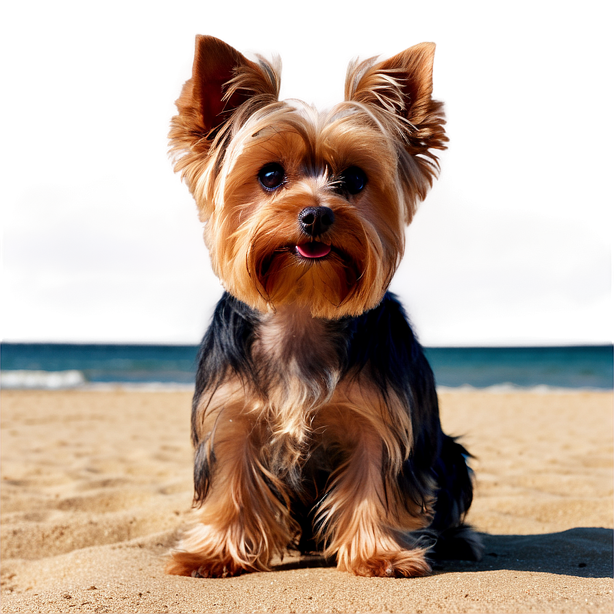 Yorkie At Beach Png 73 PNG