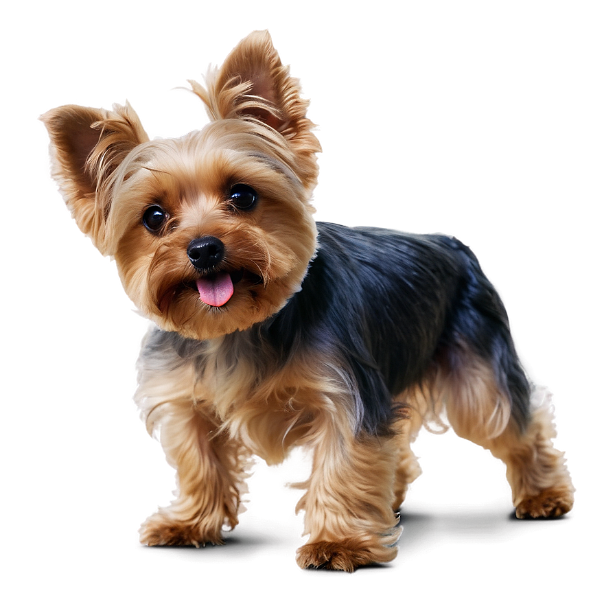 Yorkie In Action Png Dpk PNG