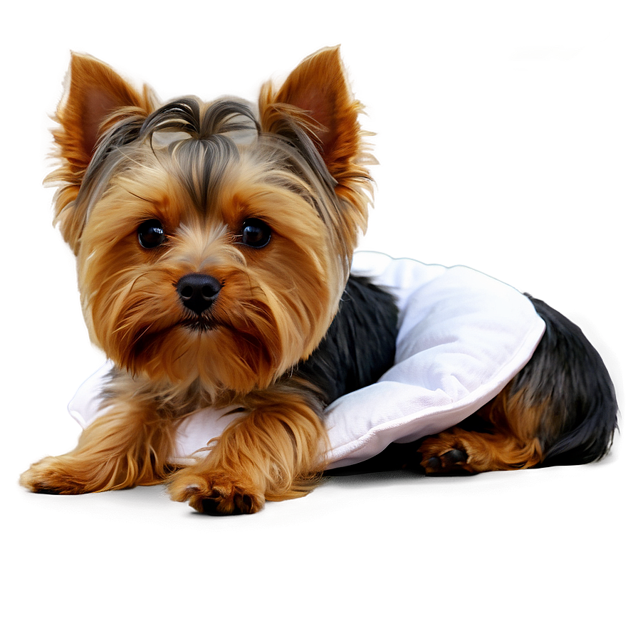 Yorkie In Bed Png Lou60 PNG