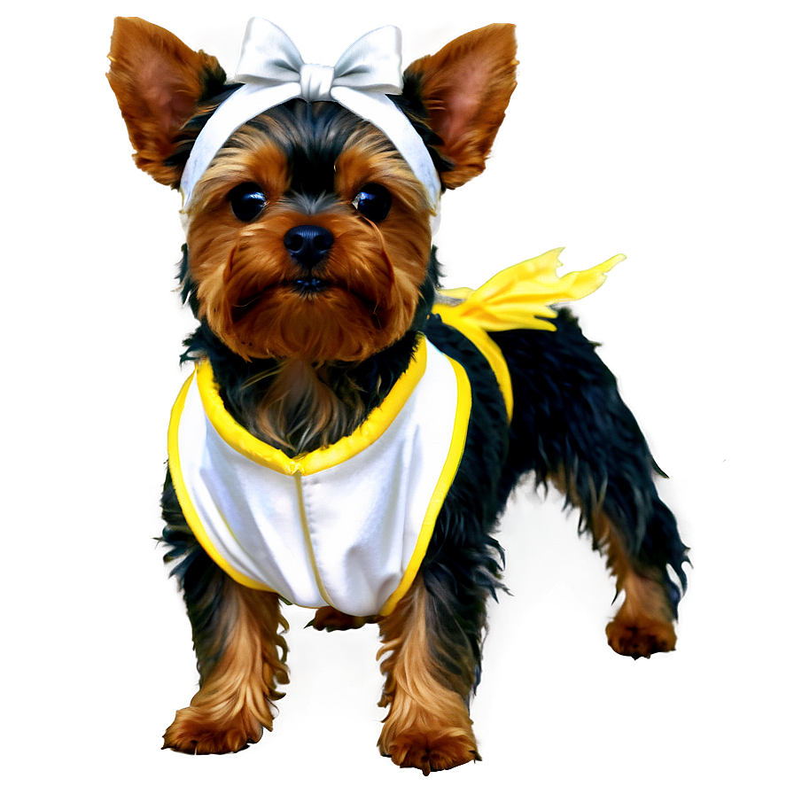 Yorkie In Costume Png 06242024 PNG