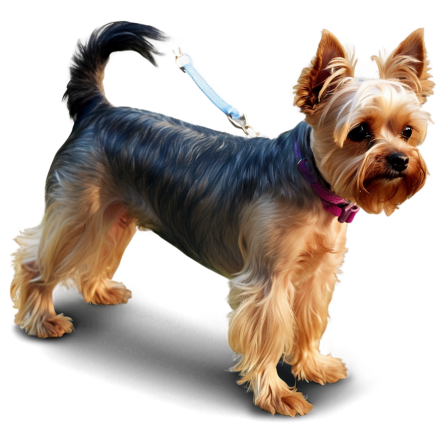 Yorkie In Park Png 06242024 PNG