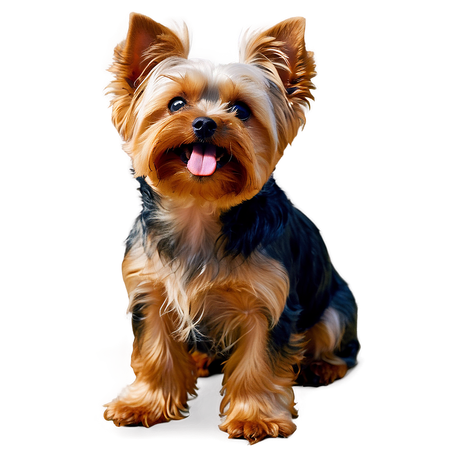 Yorkie Licking Png 06242024 PNG