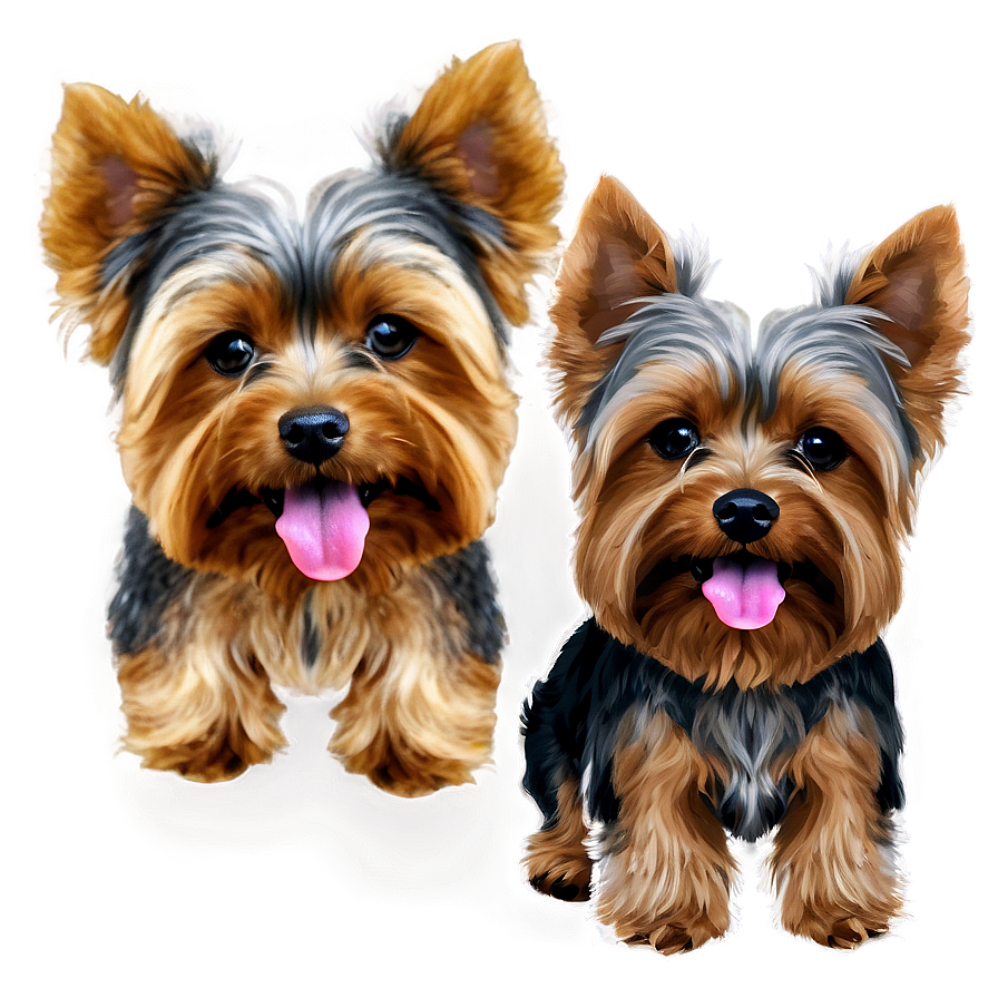 Yorkie Portrait Png Gkc52 PNG