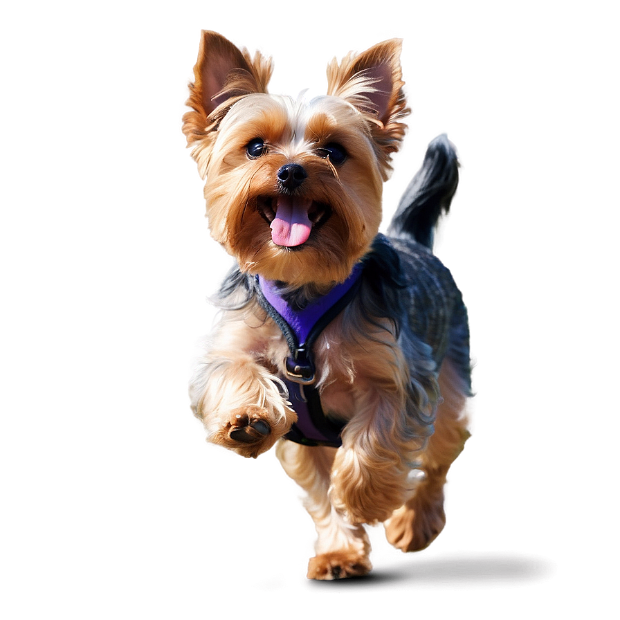 Yorkie Running Png 06242024 PNG