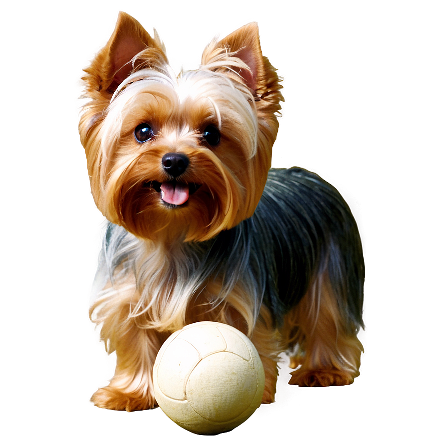 Yorkie With Ball Png 59 PNG