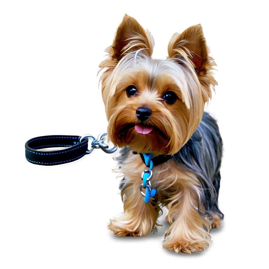 Yorkie With Leash Png Afj17 PNG