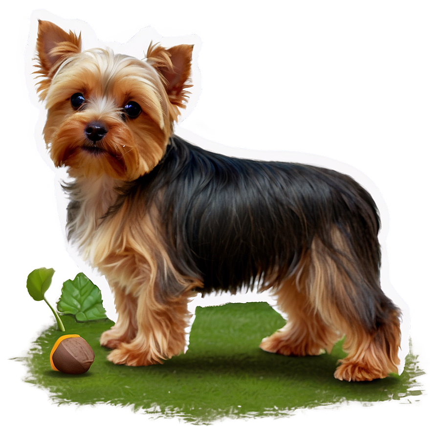 Yorkie With Puppies Png Dfu PNG