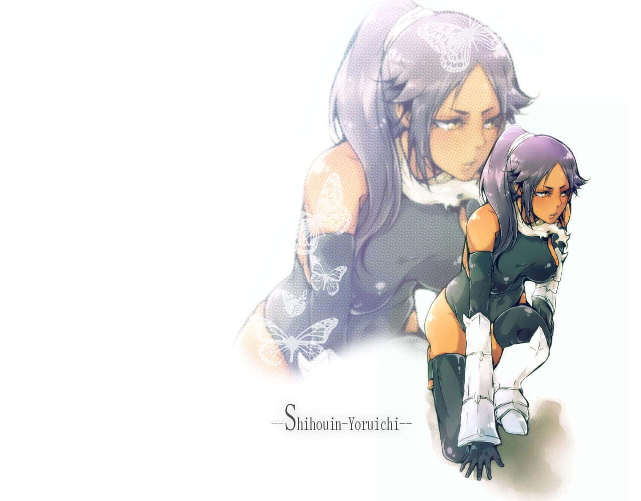Yoruichi Shihoin Stands Up for Justice Wallpaper