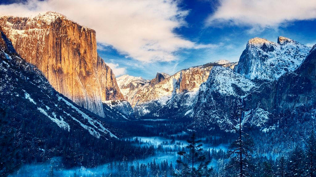 Yosemite Falls Trail 4k Desktop