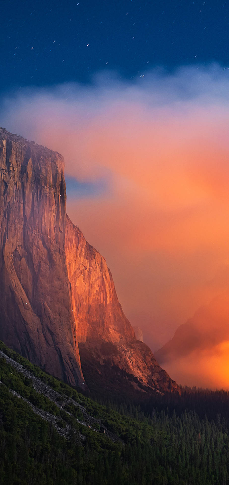 Udforsk den smukke Yosemite Nationalpark på din iPhone. Wallpaper