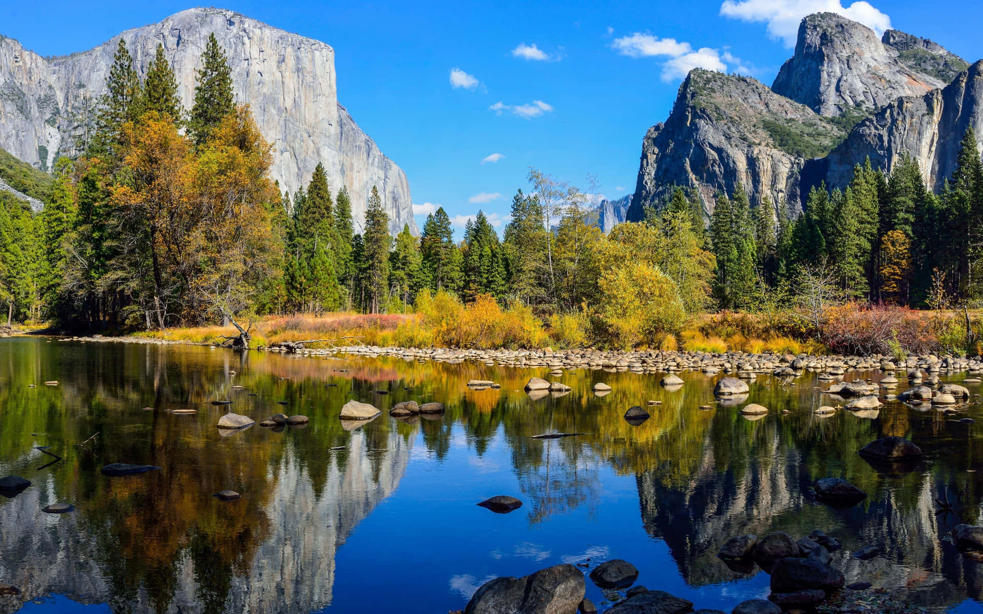 Parconazionale Di Yosemite Campeggio Sul Desktop Sfondo