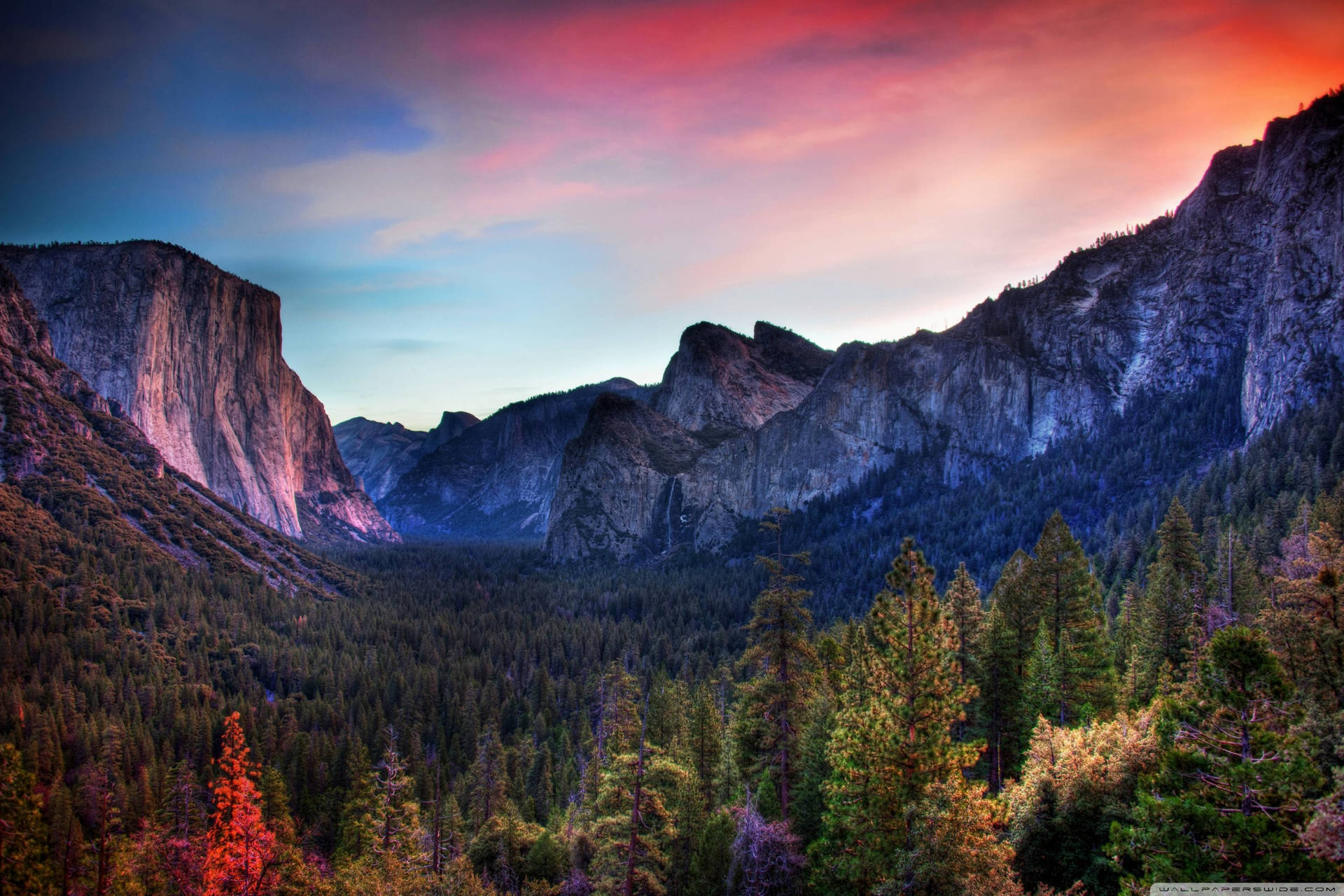 Yosemite National Park Sky Color Wallpaper