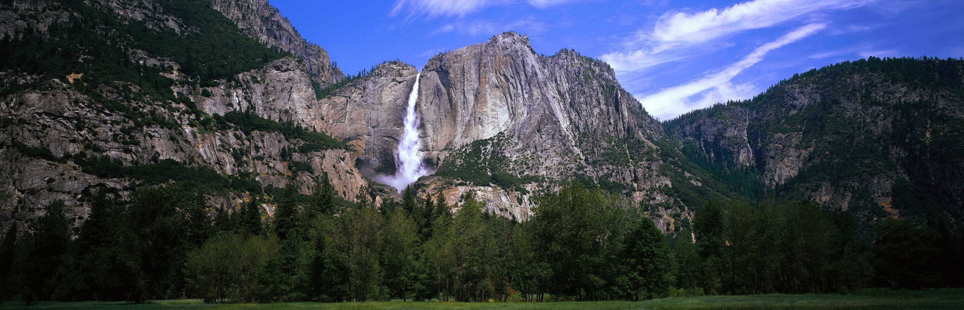 Yosemite Waterfalls For Monitor Wallpaper
