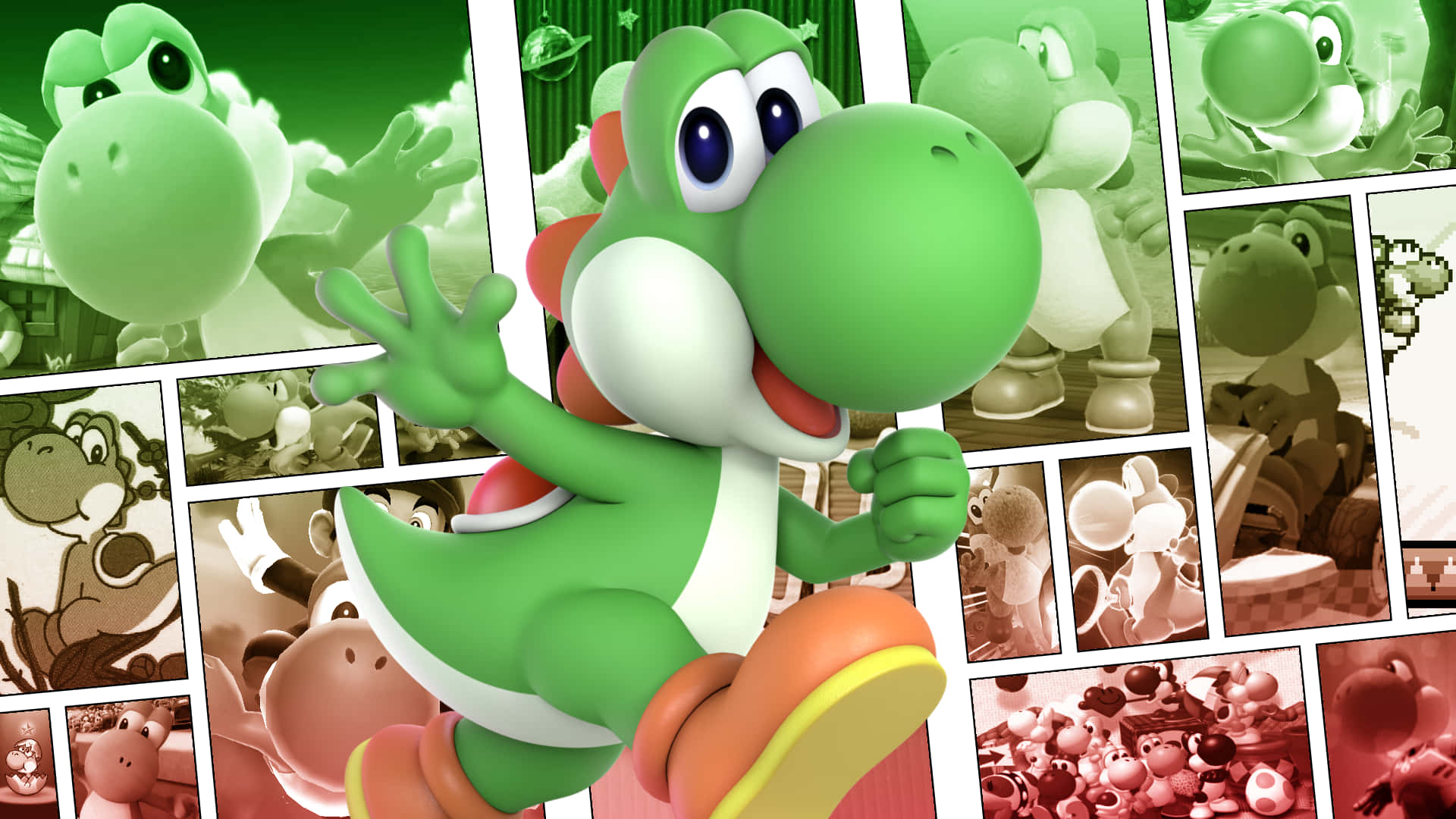 Explore the World with Yoshi Wallpaper