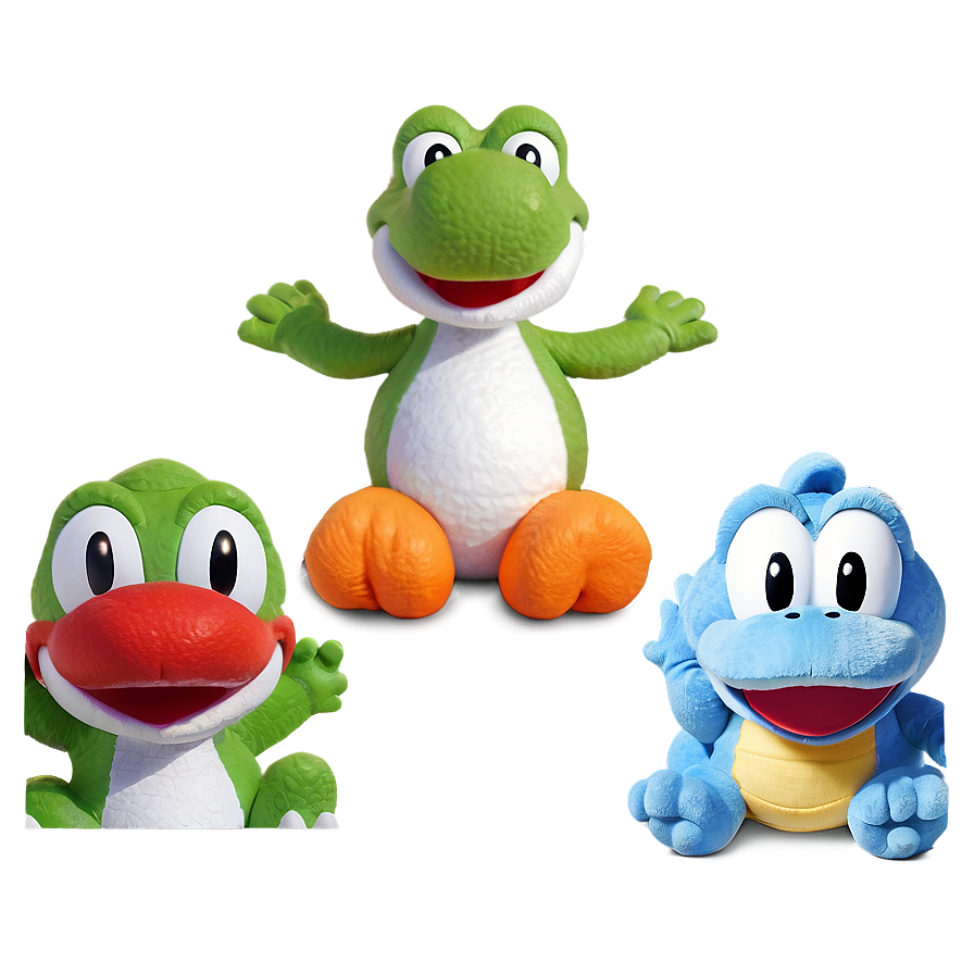Yoshi And Friends Png Ktr PNG