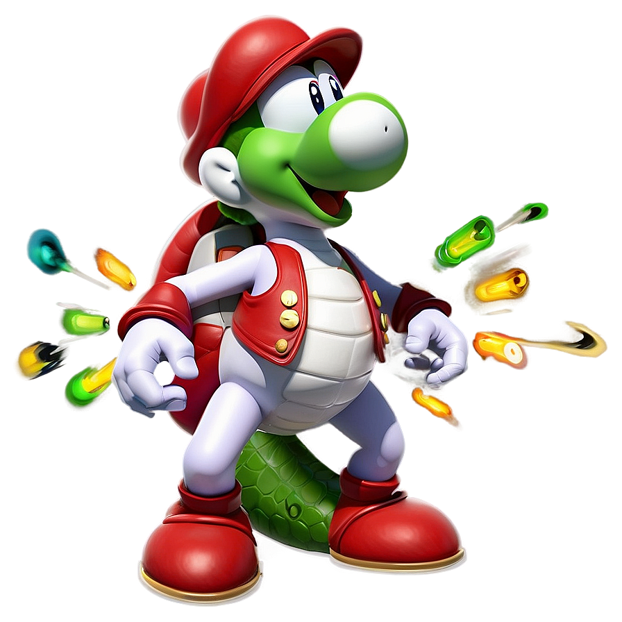 Download Yoshi In Battle Gear Png Oyp40 | Wallpapers.com