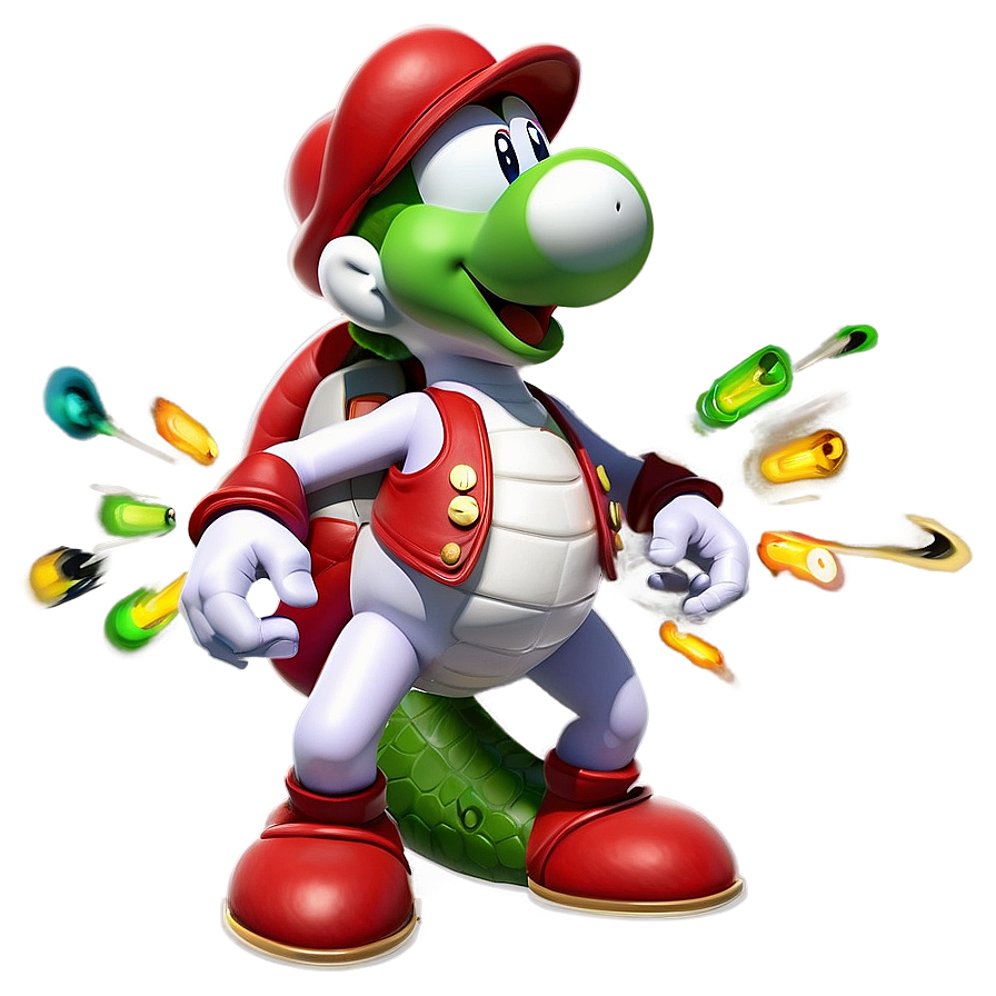 Yoshi In Battle Gear Png Oyp40 PNG