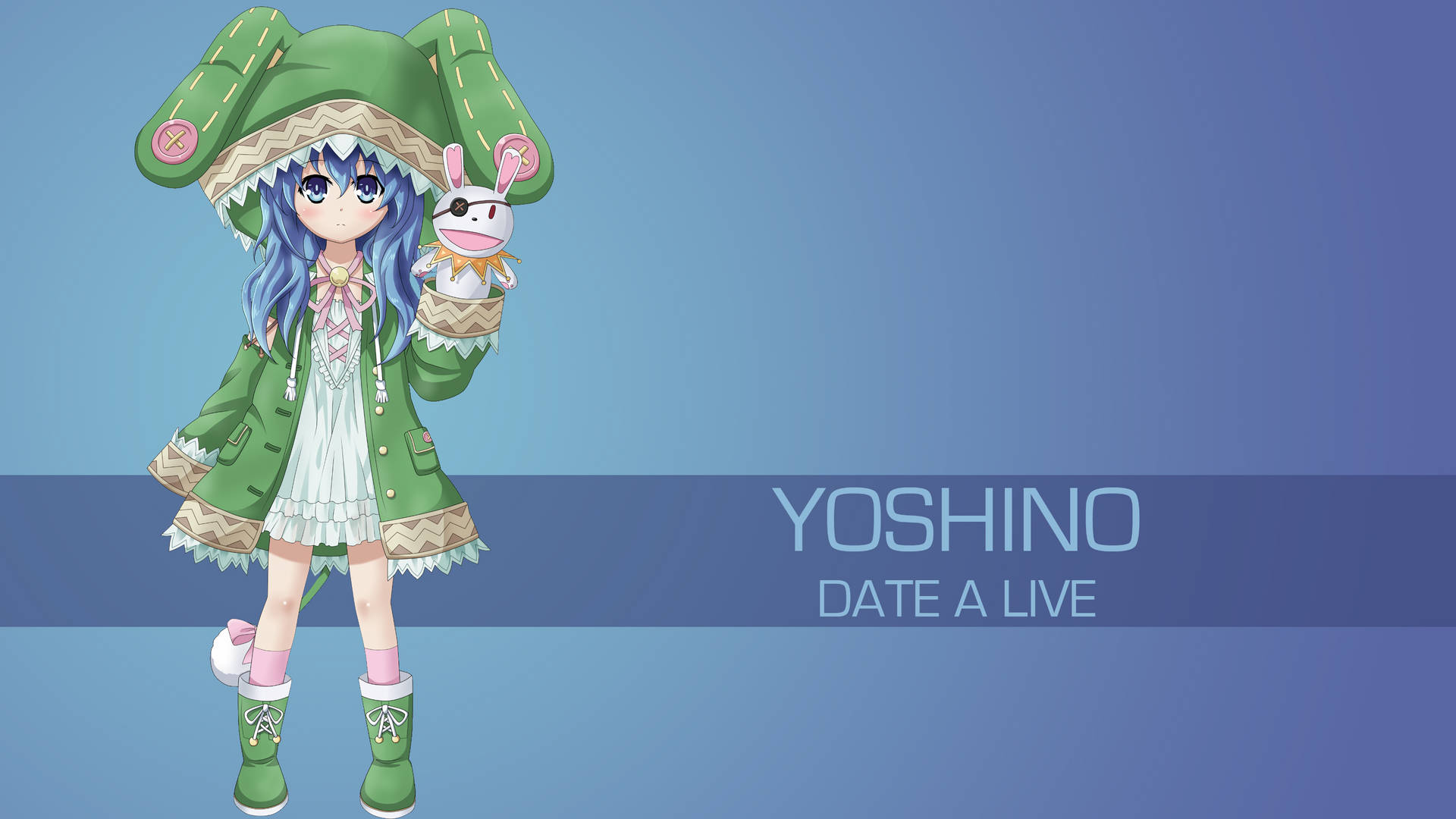 Yoshinohimekawa En Azul. Fondo de pantalla
