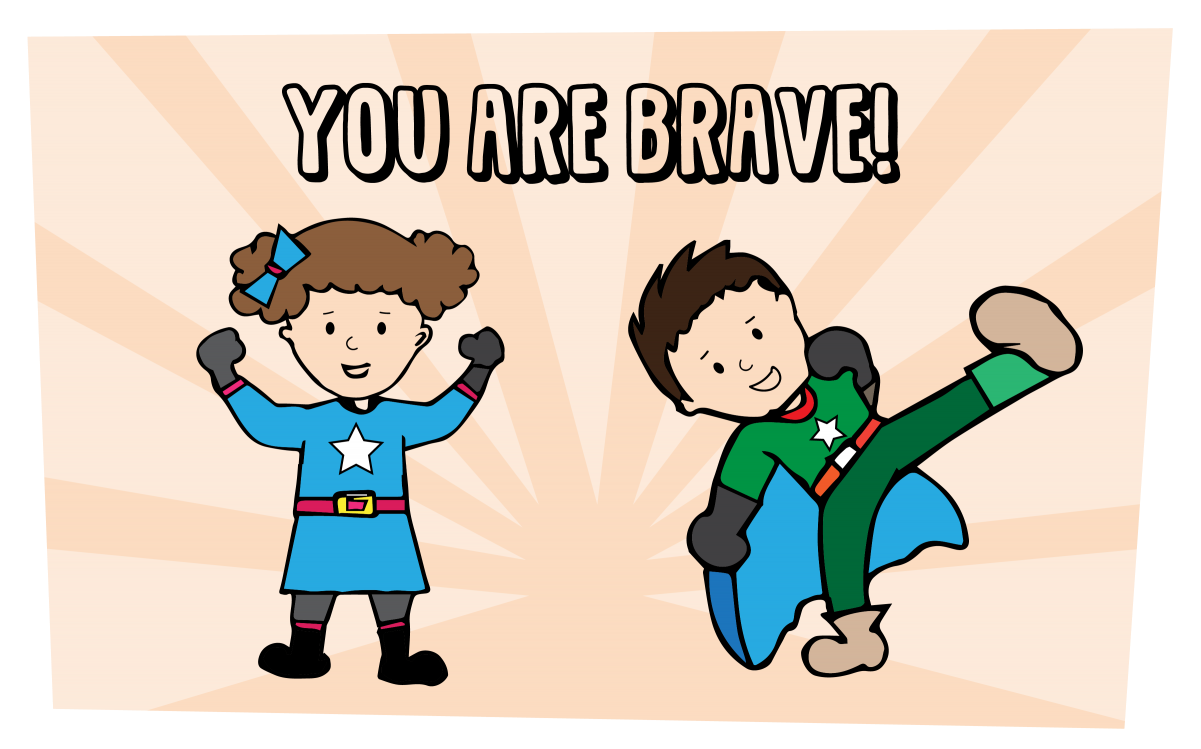 Download You Are Brave Kids Superheroes | Wallpapers.com