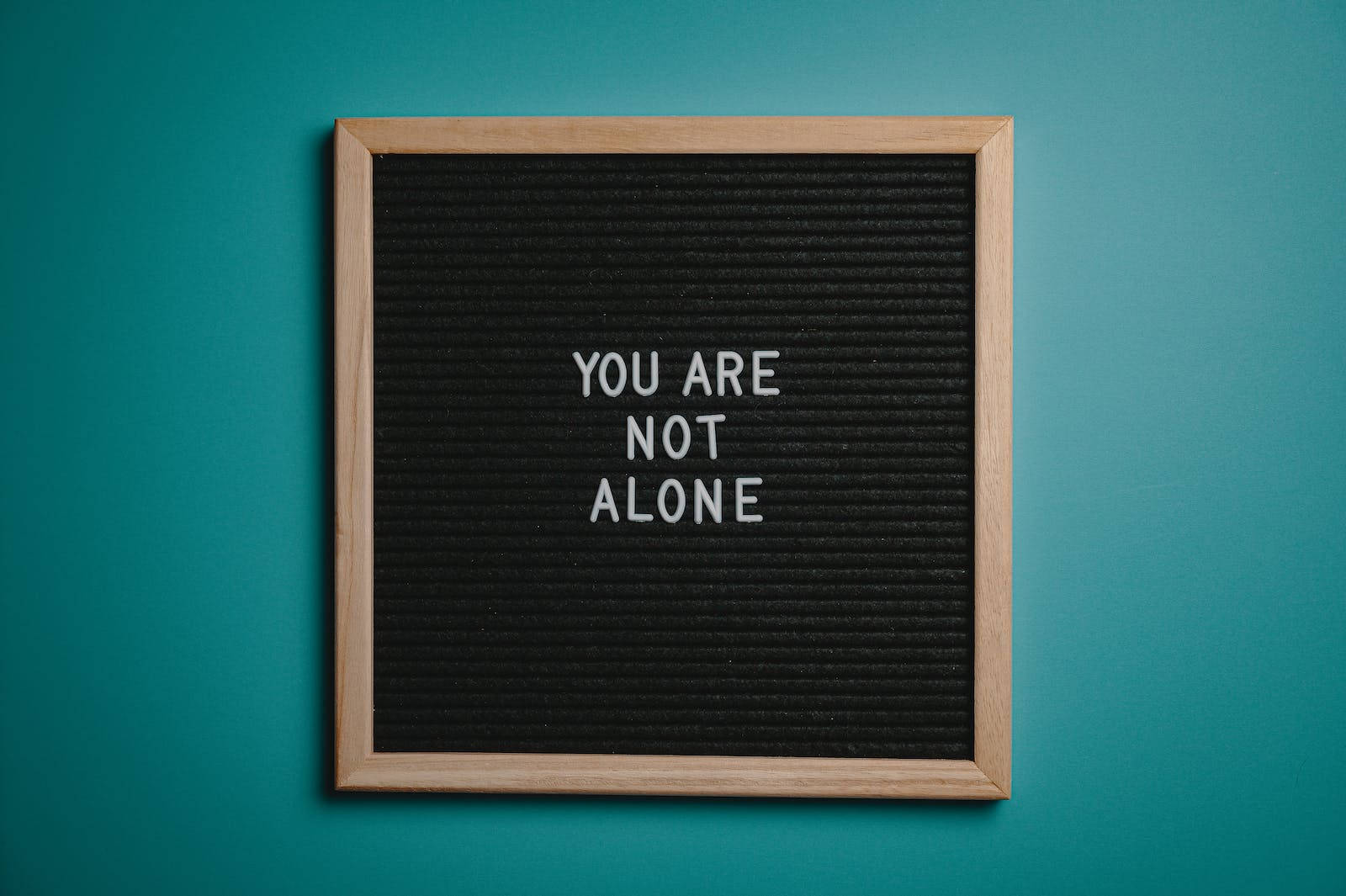 You Are Not Alone Motivational Quotes Wallpaper