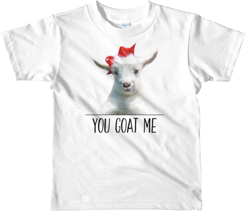 You Goat Me Pun Shirt PNG