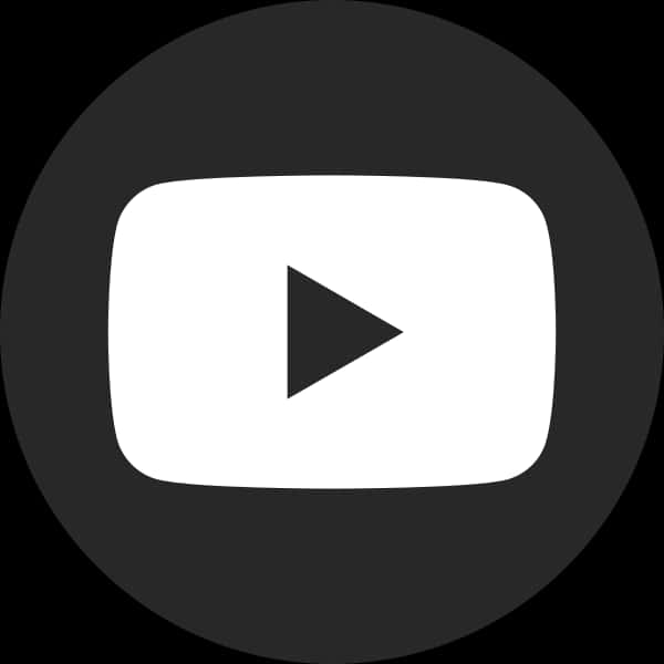 You Tube Icon Black Background PNG