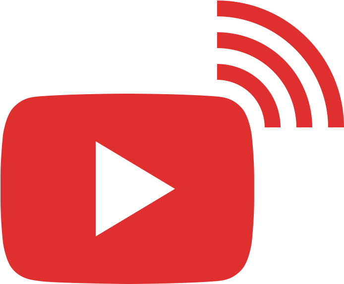 You Tube Live Streaming Icon PNG