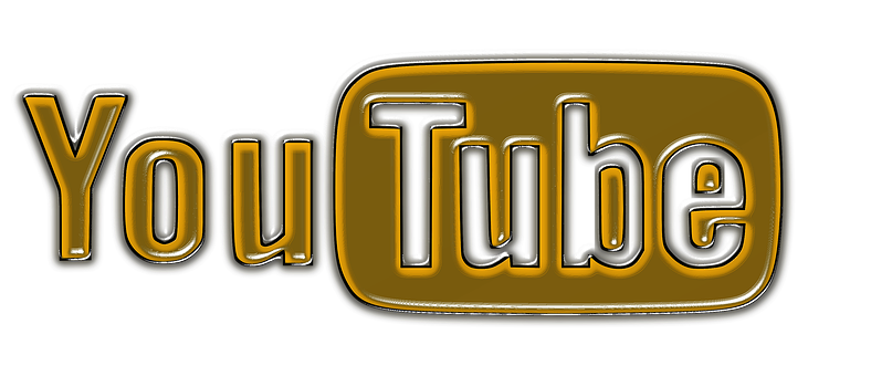 You Tube Logo Black Background PNG