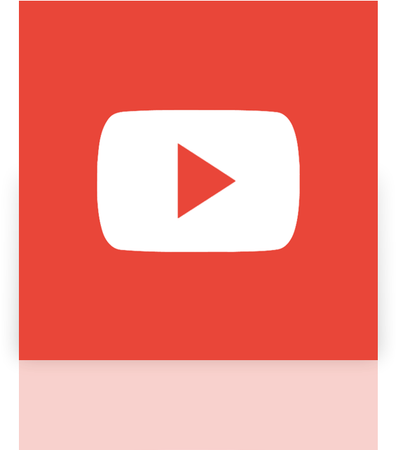 You Tube Logo Red Background PNG
