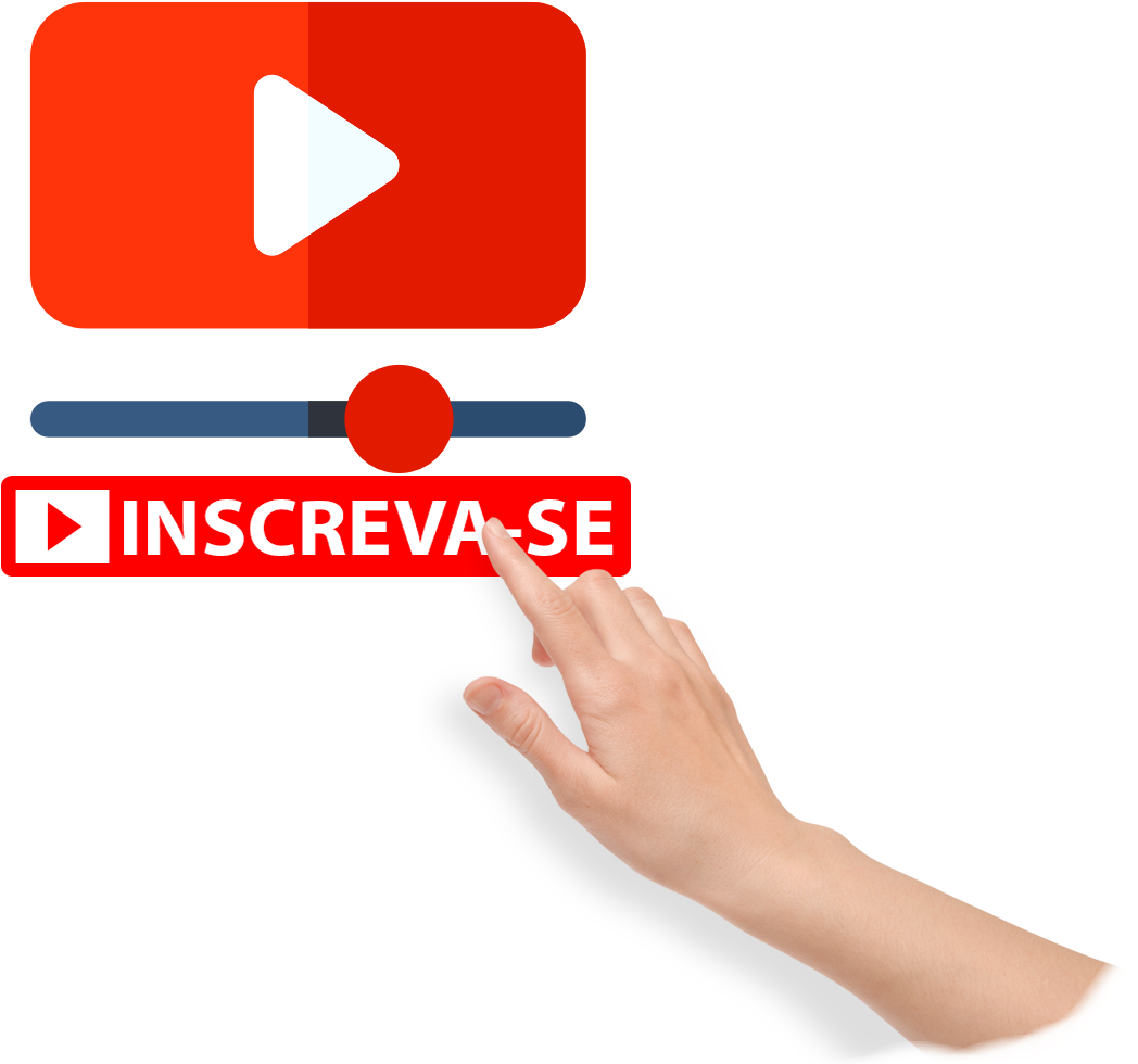 You Tube Subscribe Button Graphic PNG