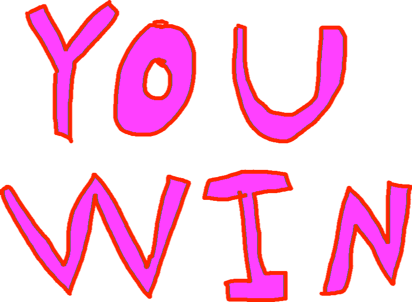 You Win Celebration Graphic PNG