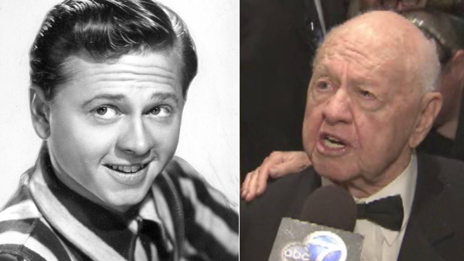 Young And Old Mickey Rooney Wallpaper