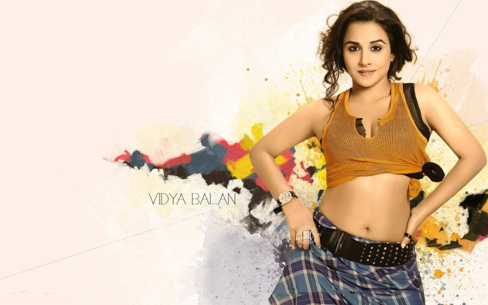 Young And Sweet Vidya Balan Wallpaper