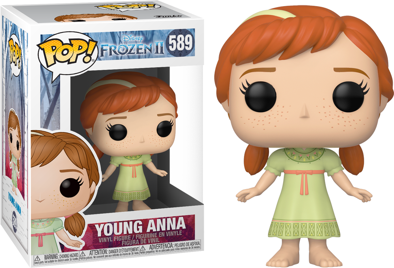 Young Anna Frozen I I Funko Pop PNG