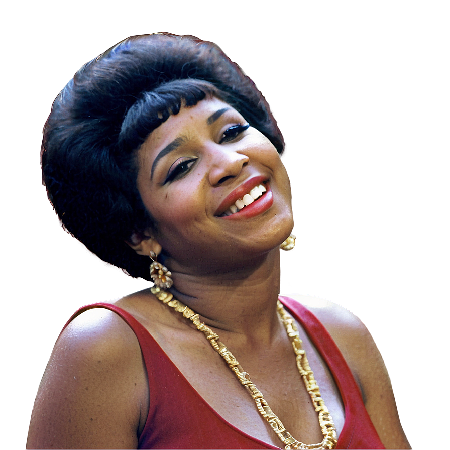 Young Aretha Franklin Performance Png Dbh39 PNG