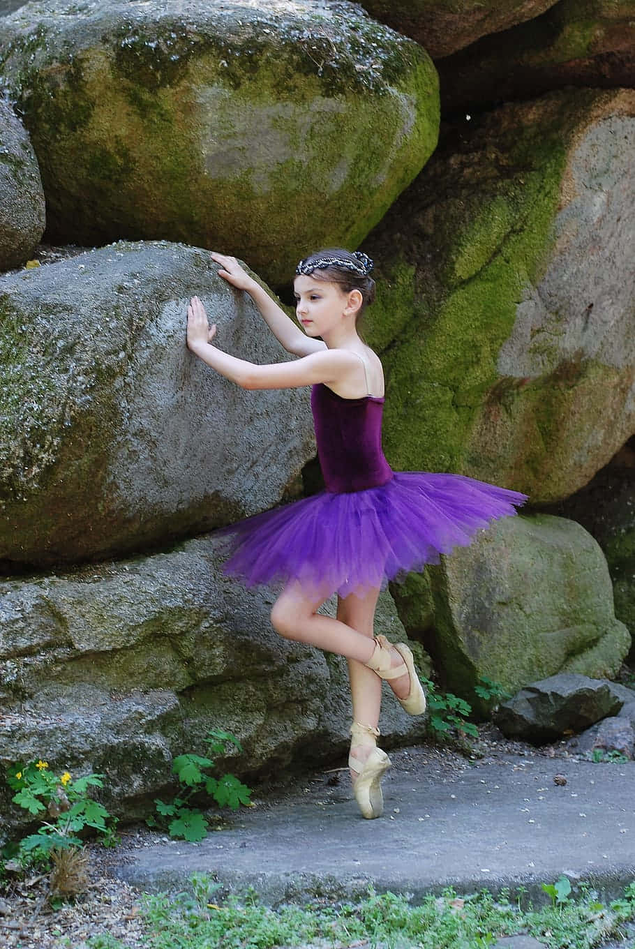 Young Ballerina Outdoor Performance.jpg Wallpaper