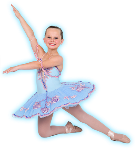 Young Ballerina Pose Cutout PNG